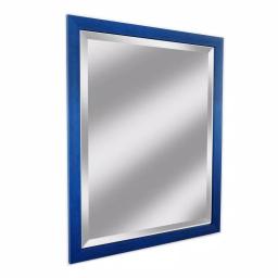 Alpine Art & Mirror Harbour Weathered Blue Beveled Glass Accent Mirror, 33 x 33 in. thumbnail 3