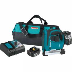Makita 18V LXT Brushless 3/8 in. Crown Stapler Kit with 5.0Ah Battery and Charger thumbnail 1