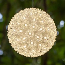 Wintergreen Lighting 7.5 in. 120-Light LED Warm White Decorative Starlight Sphere thumbnail 2