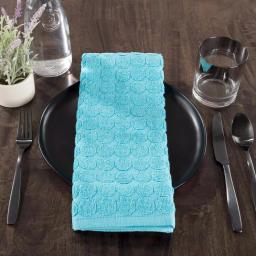 Lavish Home 8-Piece Multi-Color Circle Pattern Weave 100% Cotton Kitchen Towel Set thumbnail 5