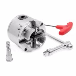 WEN 2.75 in. 4-Jaw Self-Centering Keyed Lathe Chuck Set with 1 in. x 8 TPI Thread thumbnail 3