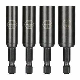Montana Brand 4-Piece Extended Magnetic Nut Driver Set, S2 Steel thumbnail 1