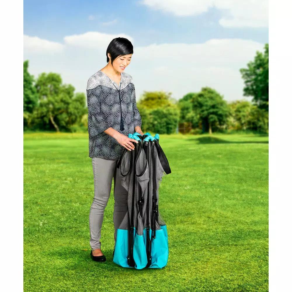 Regalo My Play Deluxe 6-Panel Portable Play Yard, 48 x 26 in, Blue