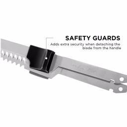 Ovente 17.5 in. Stainless Steel Electric Kitchen Knife with Sheath and Safety Button thumbnail 5