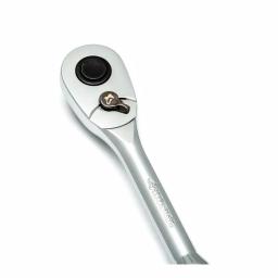 Husky 57-Piece 1/2 in. Drive SAE and Metric Socket and Bit Set with Ratchet and Magnetic Rails thumbnail 4