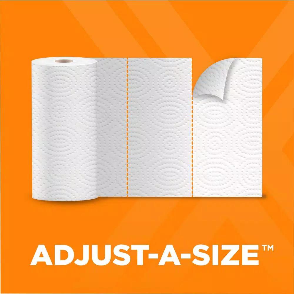 HDX 2-Ply Paper Towels, Ultra Absorbent, Adjust-A-Size, 12 Rolls