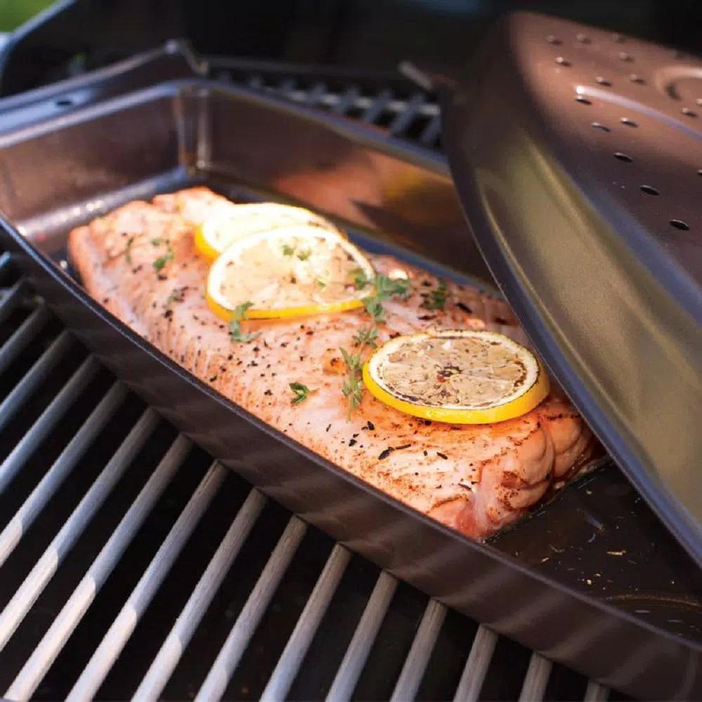 Nordic Ware 365 Grilling 6.13 in. Steel Nonstick Multi Cooker - Grill, Steam, and Bake