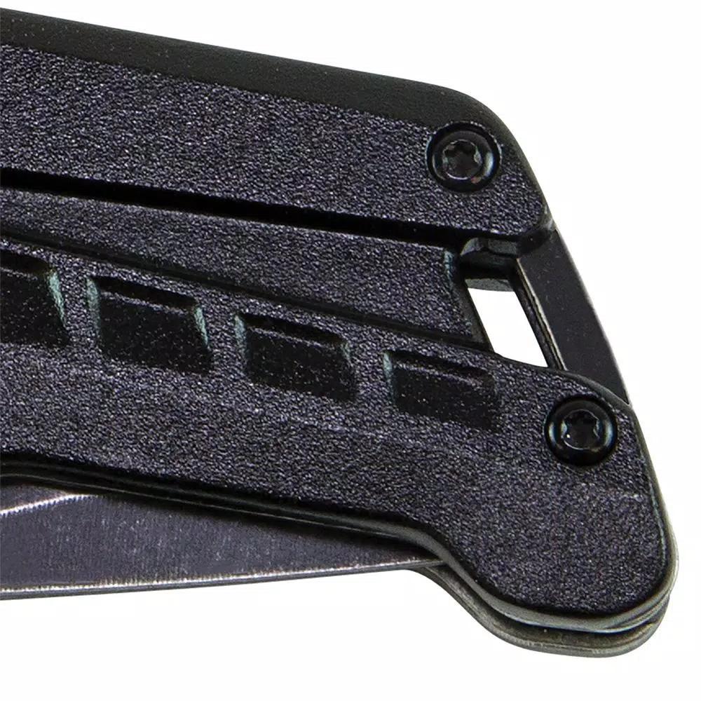 Klein Tools Klein Spring-Assisted Opening Folding Pocket Knife with 440C Stainless Steel Drop Point Blade