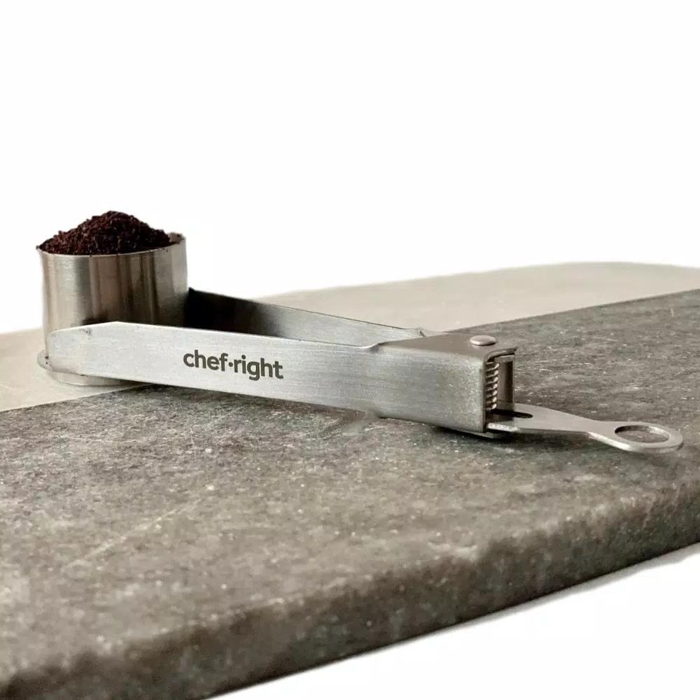 Chefright Brushed Stainless Steel Coffee Tongs (Set of 4) for K-Cup and 2.0 Brewers