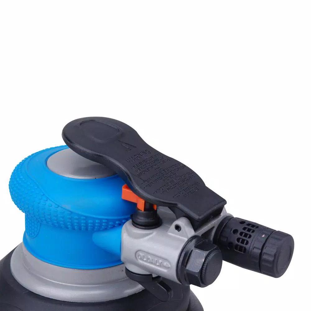 Steel Core 5 in. Air Palm Orbital Sander Pneumatic Disc Sander
