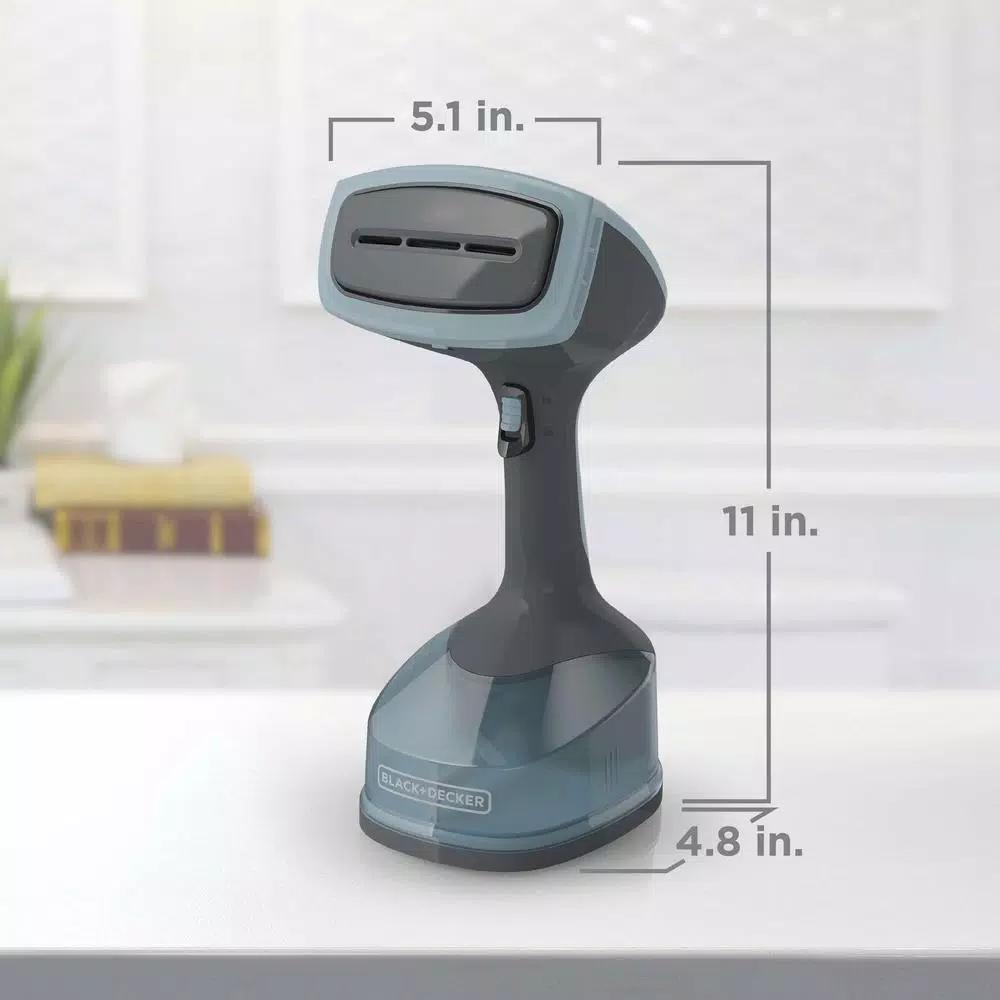 BLACK+DECKER Advanced Handheld Garment Steamer, 1400W, Gray