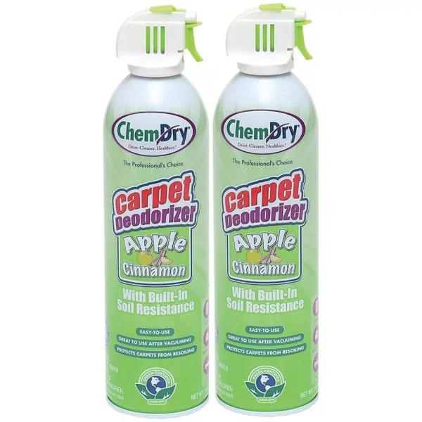 ChemDry Chem-Dry Apple Cinnamon Scented Carpet Deodorizer, Residue Free Aerosol (2-Pack, 36 oz)