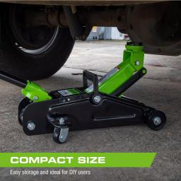 Arcan ALTJ2T 2-Ton Trolley Jack, Heavy-Gauge Steel Floor Jack with 360° Swivel Saddle thumbnail 3