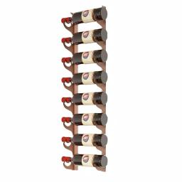 DI PRIMA USA Eagle Edition 8-Bottle Wall Mounted Wine Rack, Solid Steel, Made in Italy thumbnail 1