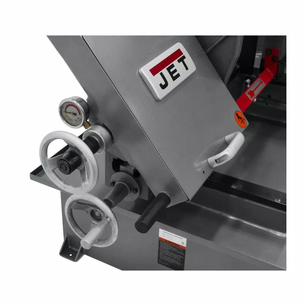 Jet 10 in. x 18 in. Horizontal Dual Mitering Bandsaw, 2 HP, 230V, 3-Phase