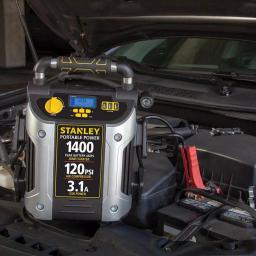 Stanley J7C09D 1400 Peak Amp Jump Starter with 120 PSI Digital Compressor and USB Power Station thumbnail 2