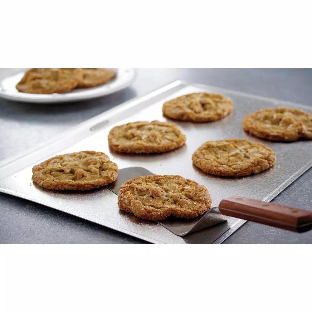 Doughmakers 10 x 14 in. Aluminum Biscuit Sheet, Original Non-Stick Pebble Pattern Baking Pan