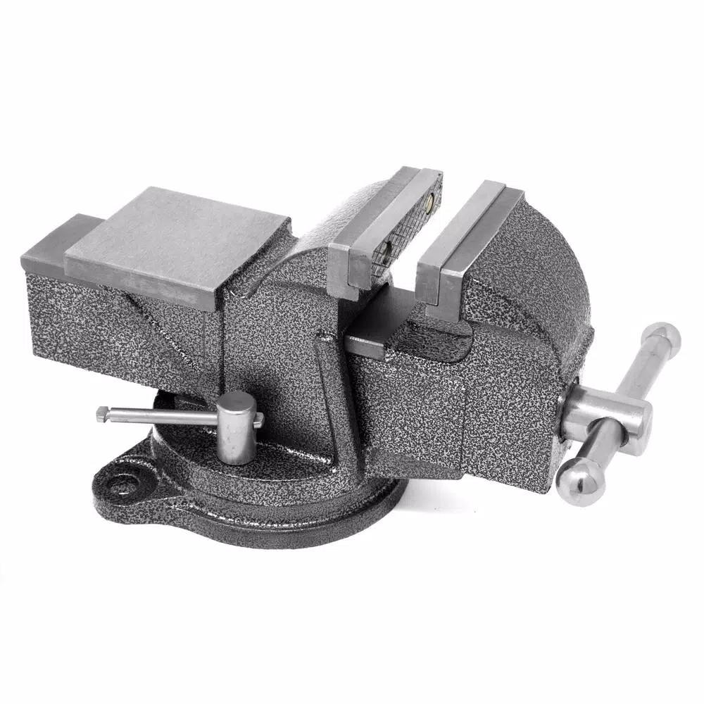 WEN 3-in. Heavy-Duty Cast Iron Bench Vise with Swivel Base