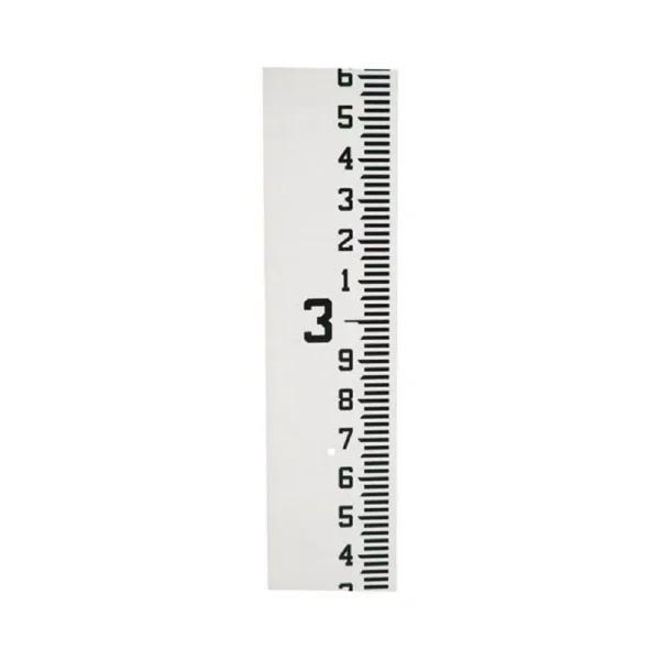 AdirPro 4 ft. Fiberglass Stream Gauge - Measures 4 ft. to 8 ft. in 100ths, 10ths, and Feet