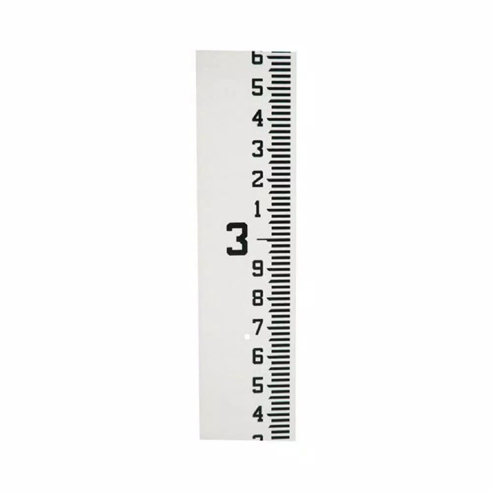 AdirPro 4 ft. Fiberglass Stream Gauge - Measures 4 ft. to 8 ft. in 100ths, 10ths, and Feet