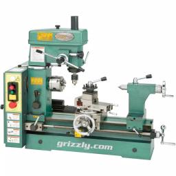 Grizzly Industrial 19-3/16 in. Combo Metal Lathe and Milling Machine with 3/4 in. Spindle Bore thumbnail 1