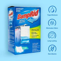 DampRid Pure Linen Hanging Moisture Absorber, 14 oz. (3-Pack) thumbnail 6