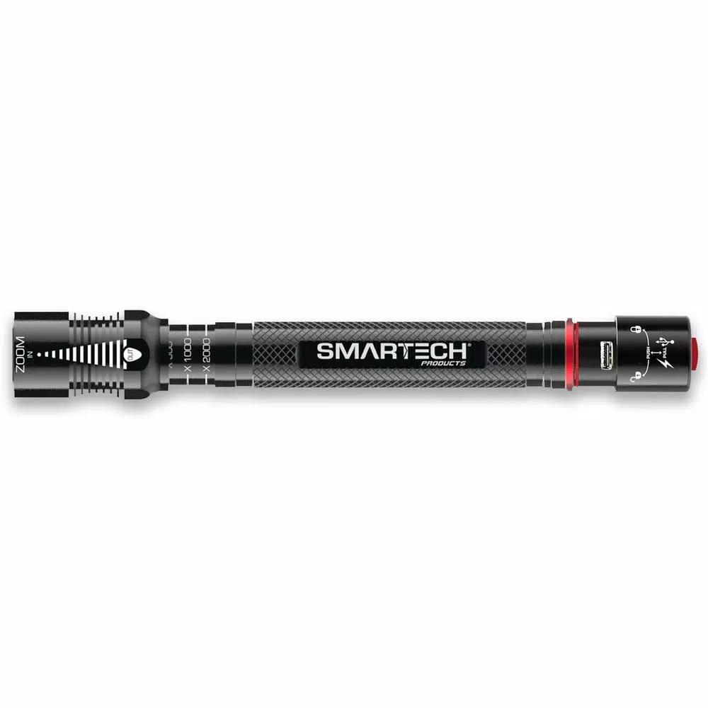 Smartech Products DuoTec HSR-2000 2000 Lumen LED Flashlight and 10500 mAh Power Bank Dual Powered Rechargeable Multi-Tool