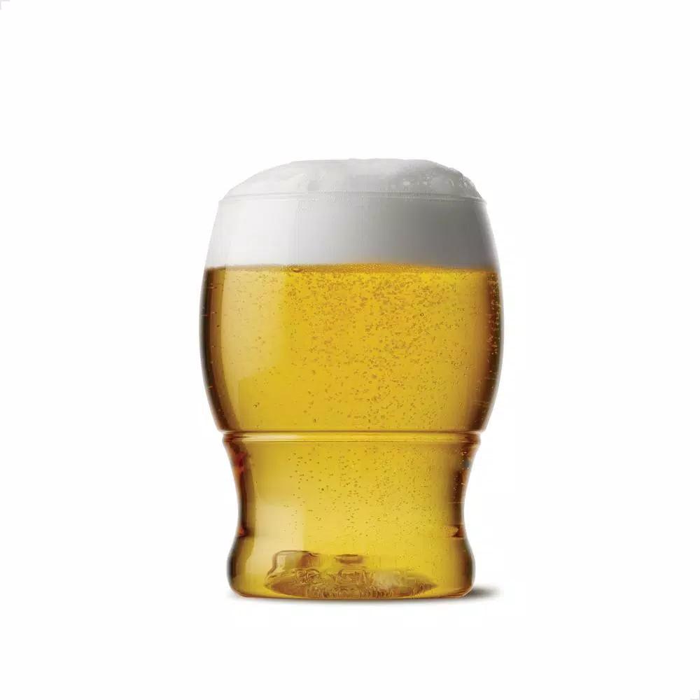 TOSSWARE Unbreakable 12 oz. Plastic Beer Can Glasses, Shatterproof rPET, Set of 252