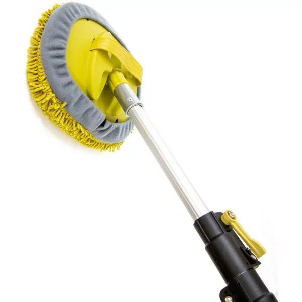 DocaPole 6 ft. to 24 ft. Telescoping Extension Pole with Microfiber Chenille Wall Duster