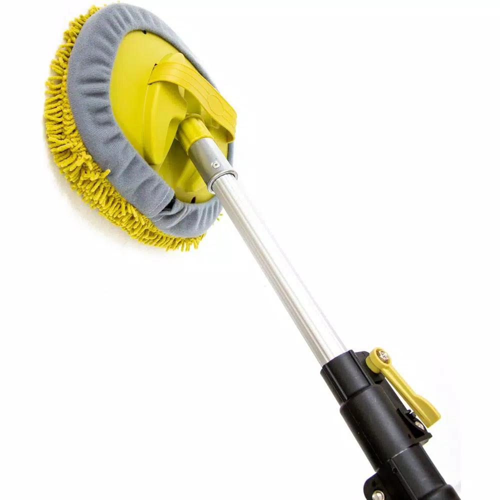 DocaPole 6 ft. to 24 ft. Telescoping Extension Pole with Microfiber Chenille Wall Duster