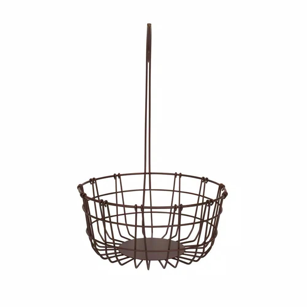 Spectrum Austin Steel Fruit Bowl with Banana Hook, Bronze