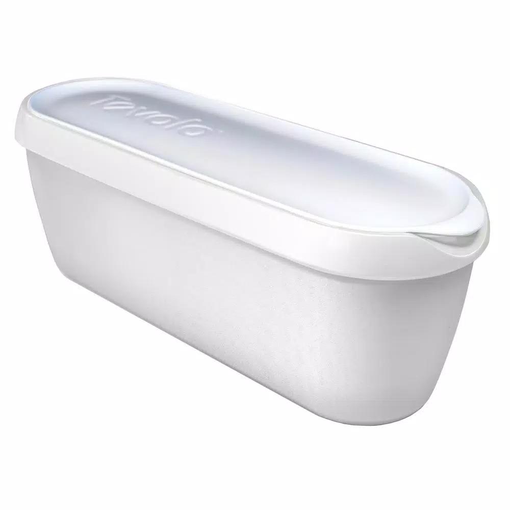 Tovolo Glide-A-Scoop 1.5 Qt. Ice Cream Tub, Insulated Airtight Reusable Freezer Container with Non-Slip Base