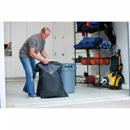 Glad ForceFlexPlus 30 Gallon Black Drawstring Trash Bags, Heavy Duty, 70 Count thumbnail 2