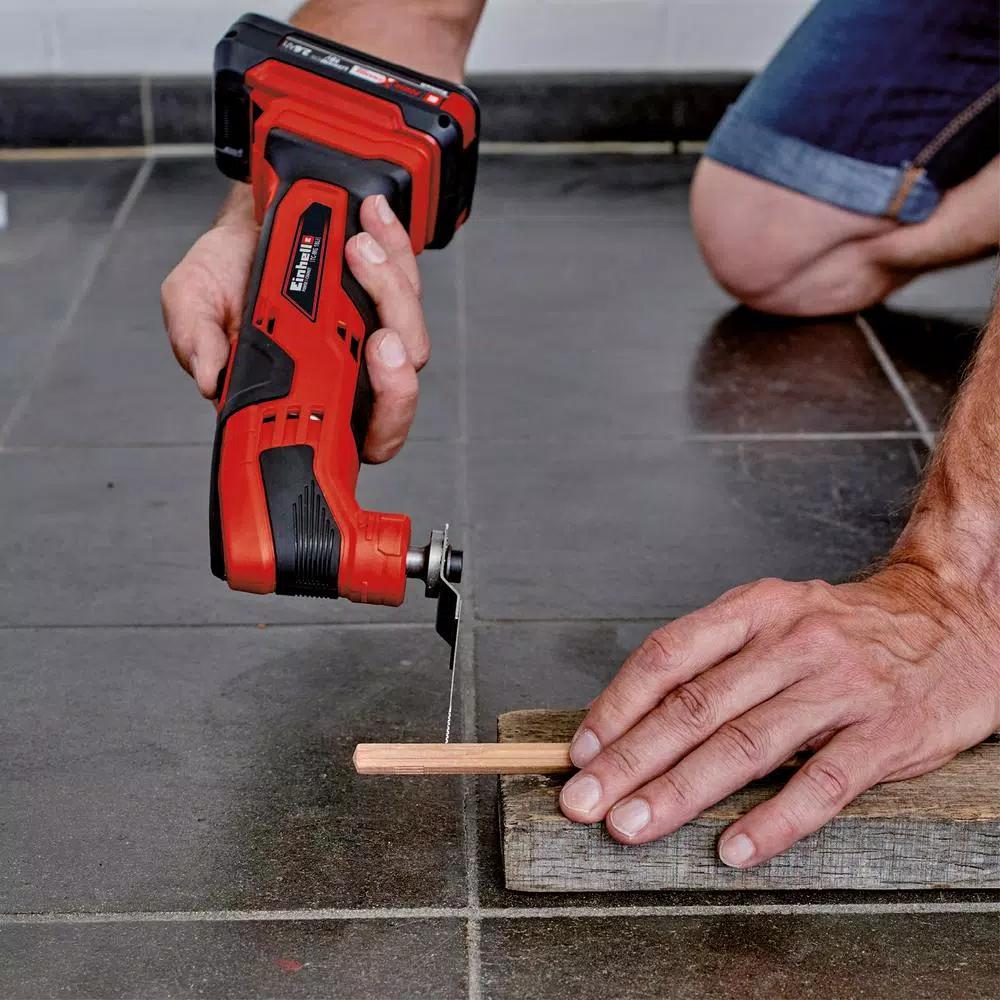 Einhell PXC 18V Cordless 20,000 OPM 10 in. Oscillating Multi-Tool Sander with 13 Accessories (Tool-Only)
