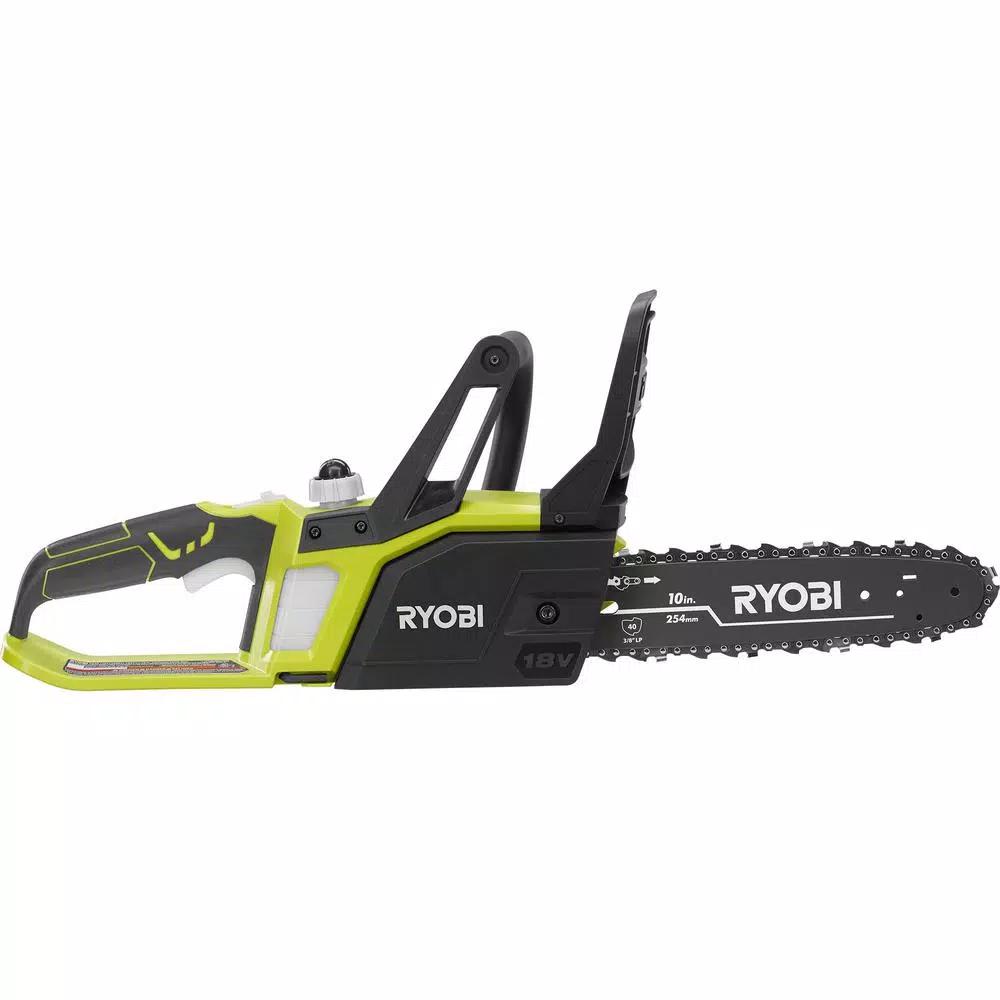 RYOBI ONE+ 18V Lithium-Ion 5-Tool Lawn and Garden Kit (Mower, Blower, Chainsaw, Hedge Trimmer, String Trimmer)