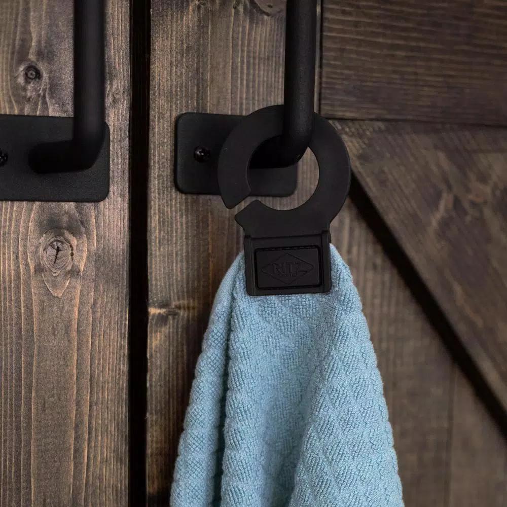 RITZ Hook and Hang Woven Cotton Kitchen Towels, Dew, Set of 2