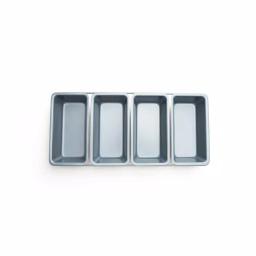 Fox Run Preferred Non-Stick Linked Loaf Pan, 4-Cavity Mini Loaf Baker thumbnail 5