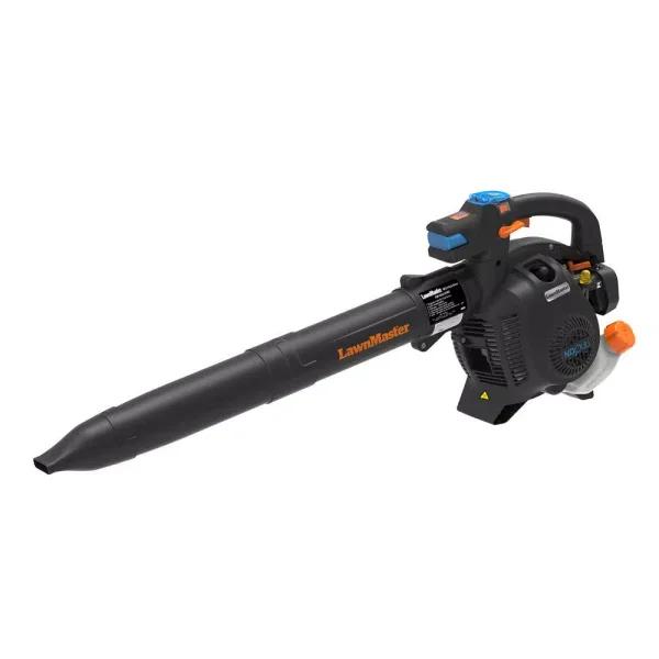 Lawnmaster NO-PULL 26cc Gas Handheld Leaf Blower, 200 MPH, 370 CFM, Electric Start