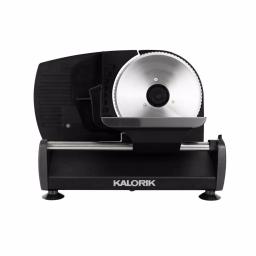 Unbranded Kalorik 200W Professional Food Slicer with 7.5 in. Stainless Steel Serrated Blade, Black thumbnail 3
