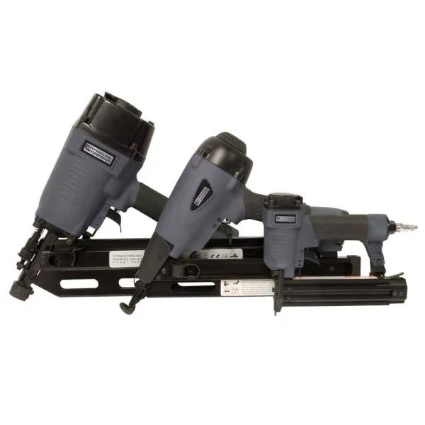 Professional Woodworker 3-Piece Pneumatic Nailer Combo Kit - Framing, 15-Gauge & 18-Gauge Brad Nailers