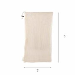 Kitchen Details Natural Cotton Eco Reusable Mesh Produce Bags, 3-Pack thumbnail 6