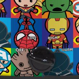Uncanny Brands Marvel Kawaii 7-Quart Slow Cooker, Black thumbnail 6