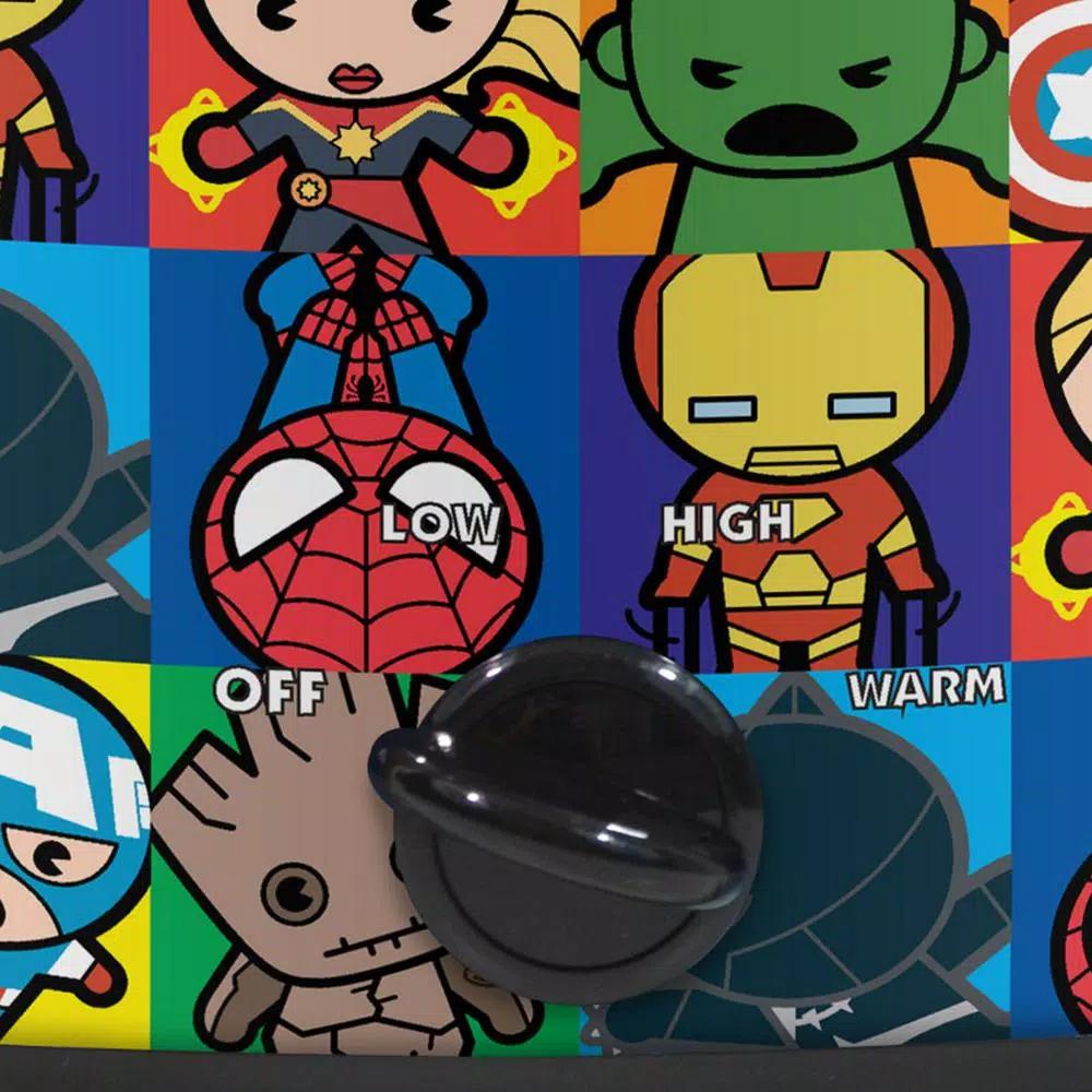 Uncanny Brands Marvel Kawaii 7-Quart Slow Cooker, Black