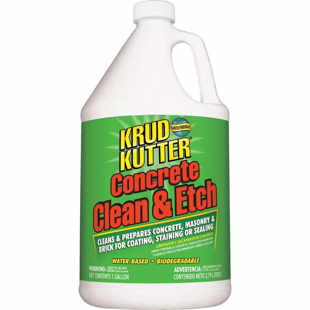 Krud Kutter 1 Gallon Concrete Clean and Etch - Water-Based Masonry Preparer