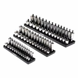 Husky 6-Piece SAE and Metric Socket Rack Set for 1/4 in., 3/8 in., and 1/2 in. Drives thumbnail 5