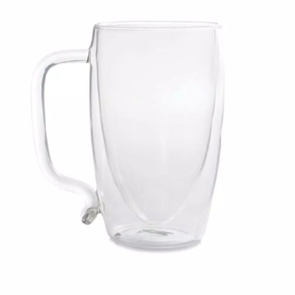 Starfrit 17 oz. Double-Wall Borosilicate Glass Beer Mug