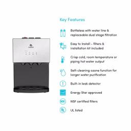 Avalon A12 Countertop Bottleless Water Dispenser, 3 Temperatures, Self-Cleaning, Stainless Steel thumbnail 8