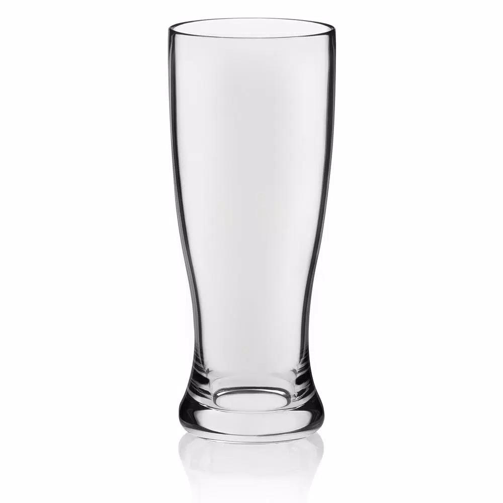 Libbey Indoors Out 4-Piece Break-Resistant Tritan Pilsner Glass Set, 14 oz