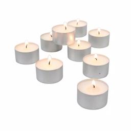 Stonebriar Collection Stonebriar Unscented White Tealight Candles, 300-Pack, Long Burning Paraffin thumbnail 5