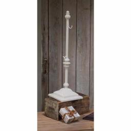 Tripar International, Inc Cream Antiqued Metal Wreath and Stocking Holder - Adjustable Stand thumbnail 4